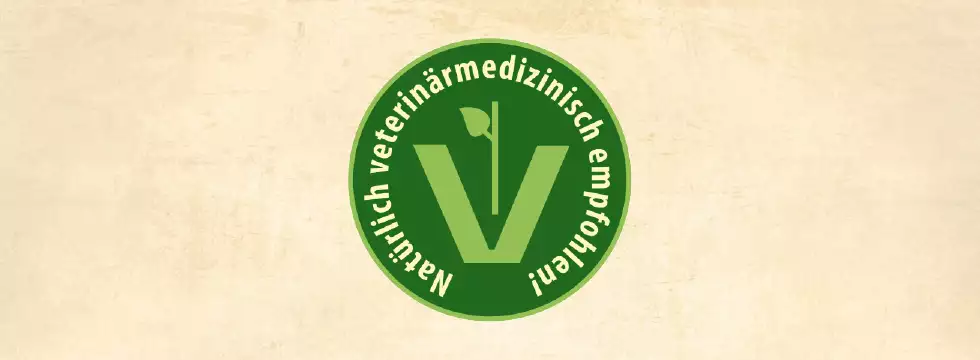 Natürlich veterinärmedizinisch empfohlen Logo