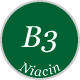 Vitamin B3 Niacin Logo